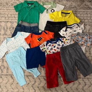 3-6M Bundle of 14 outfit sets